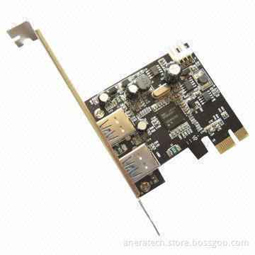 USB 3.0 Card Reader/2-port USB 3.0 PCI Express Car Reader, Maximum 900mA Output per Port